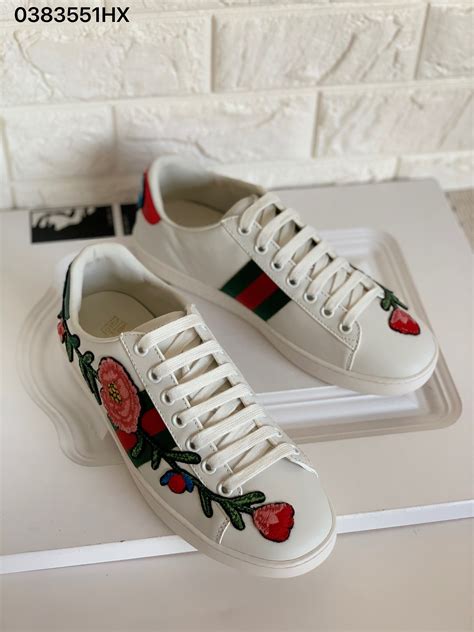 gucci floral sneakers fake|gucci ace floral embroidered sneakers.